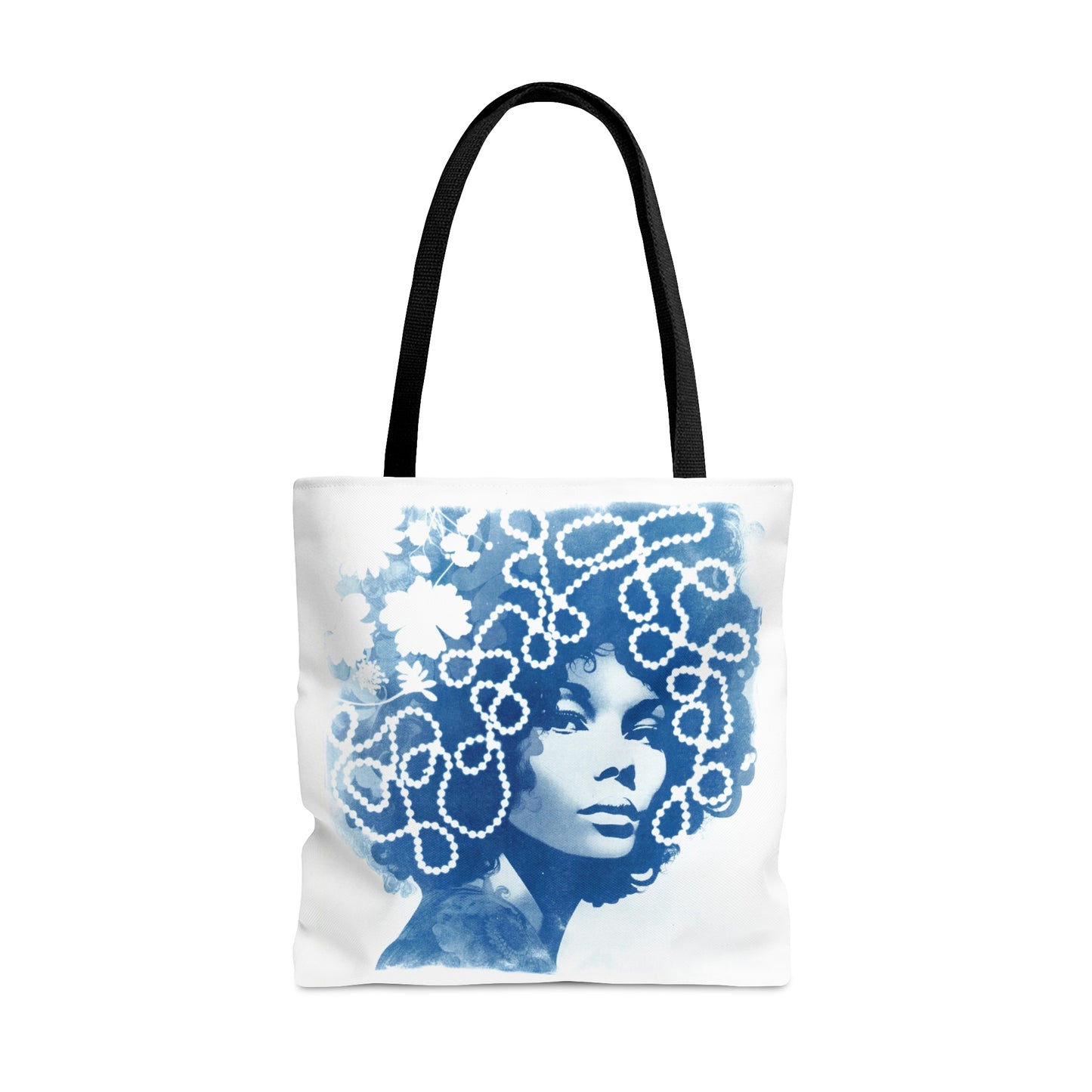 Funky Chic in Blue Tote Bag