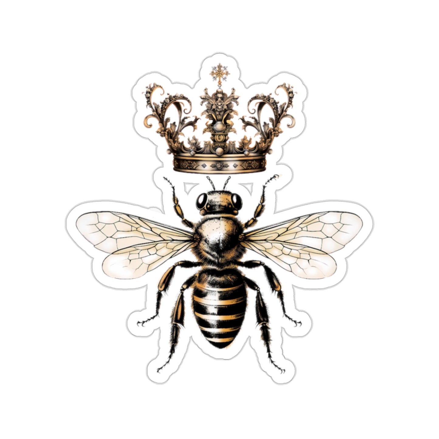 Queen Bee Kiss-Cut Stickers