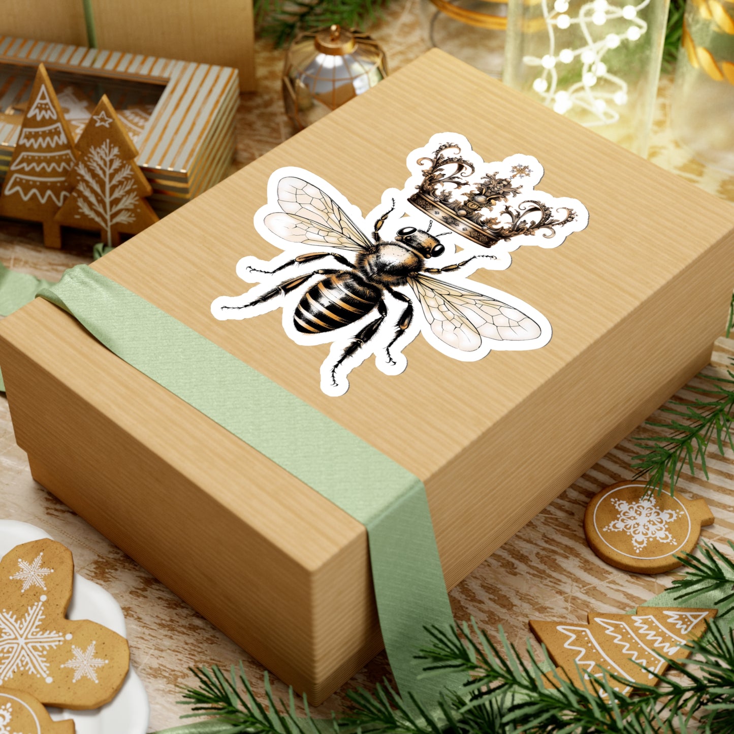 Queen Bee Kiss-Cut Stickers