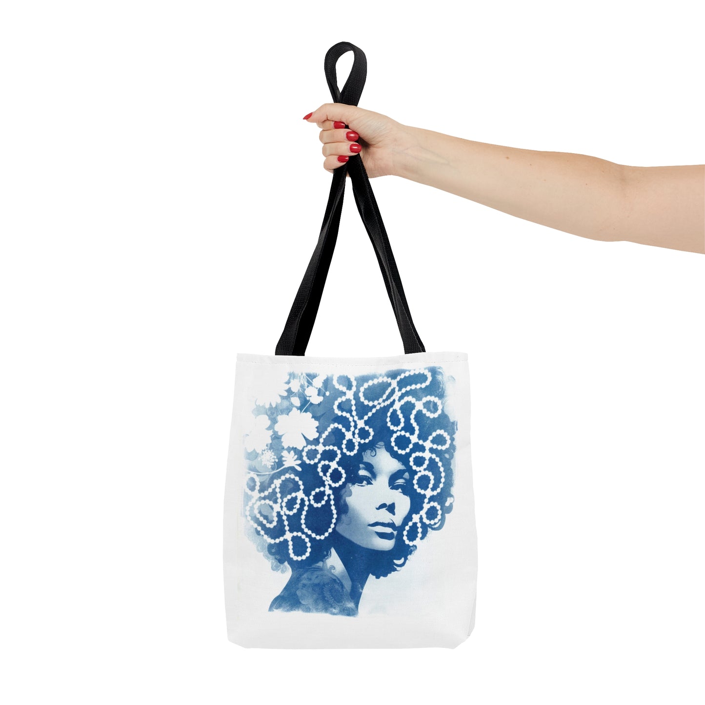 Funky Chic in Blue Tote Bag