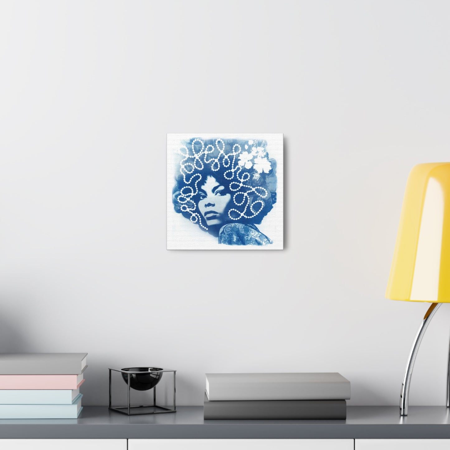 Funky Chic in Blue #2 Canvas Gallery Wraps