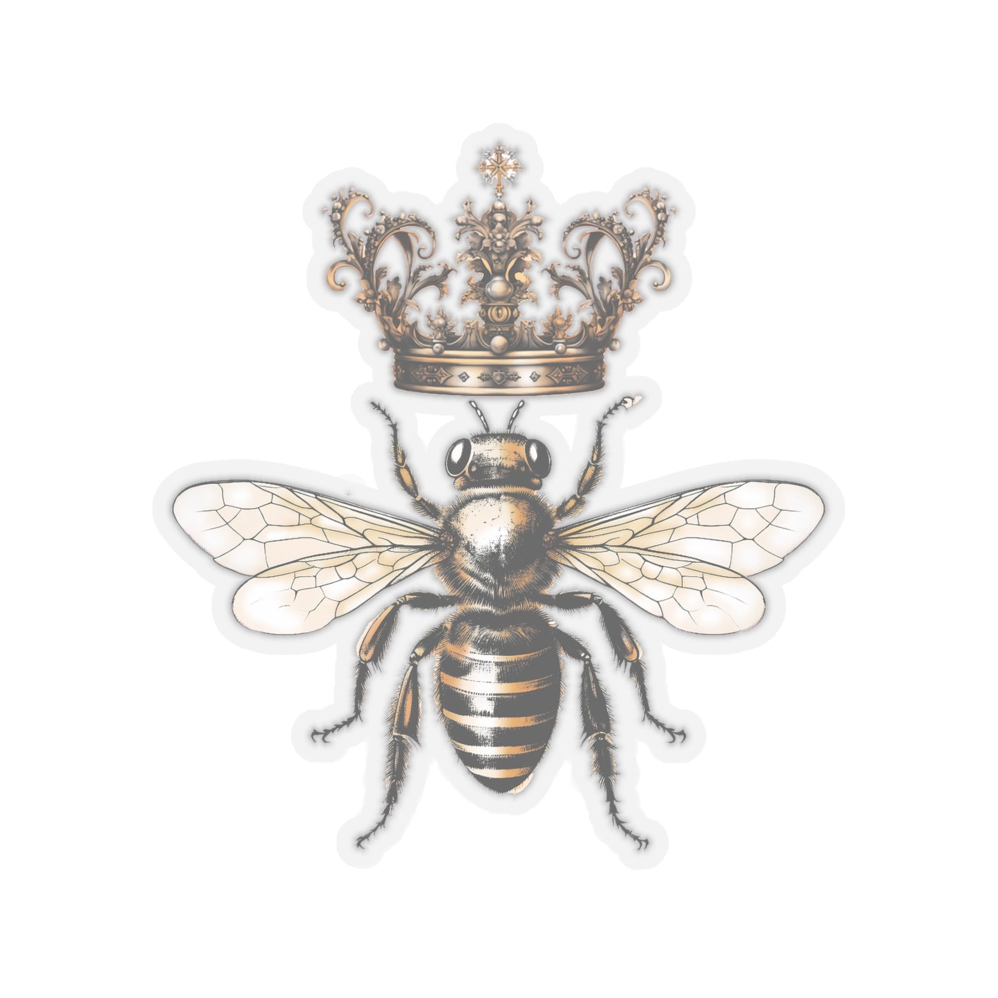 Queen Bee Kiss-Cut Stickers