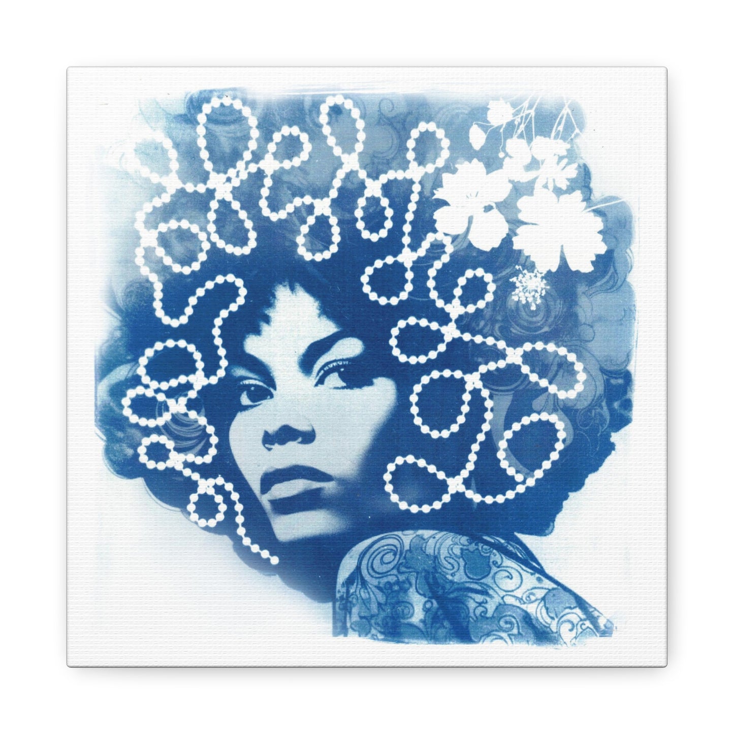 Funky Chic in Blue #2 Canvas Gallery Wraps