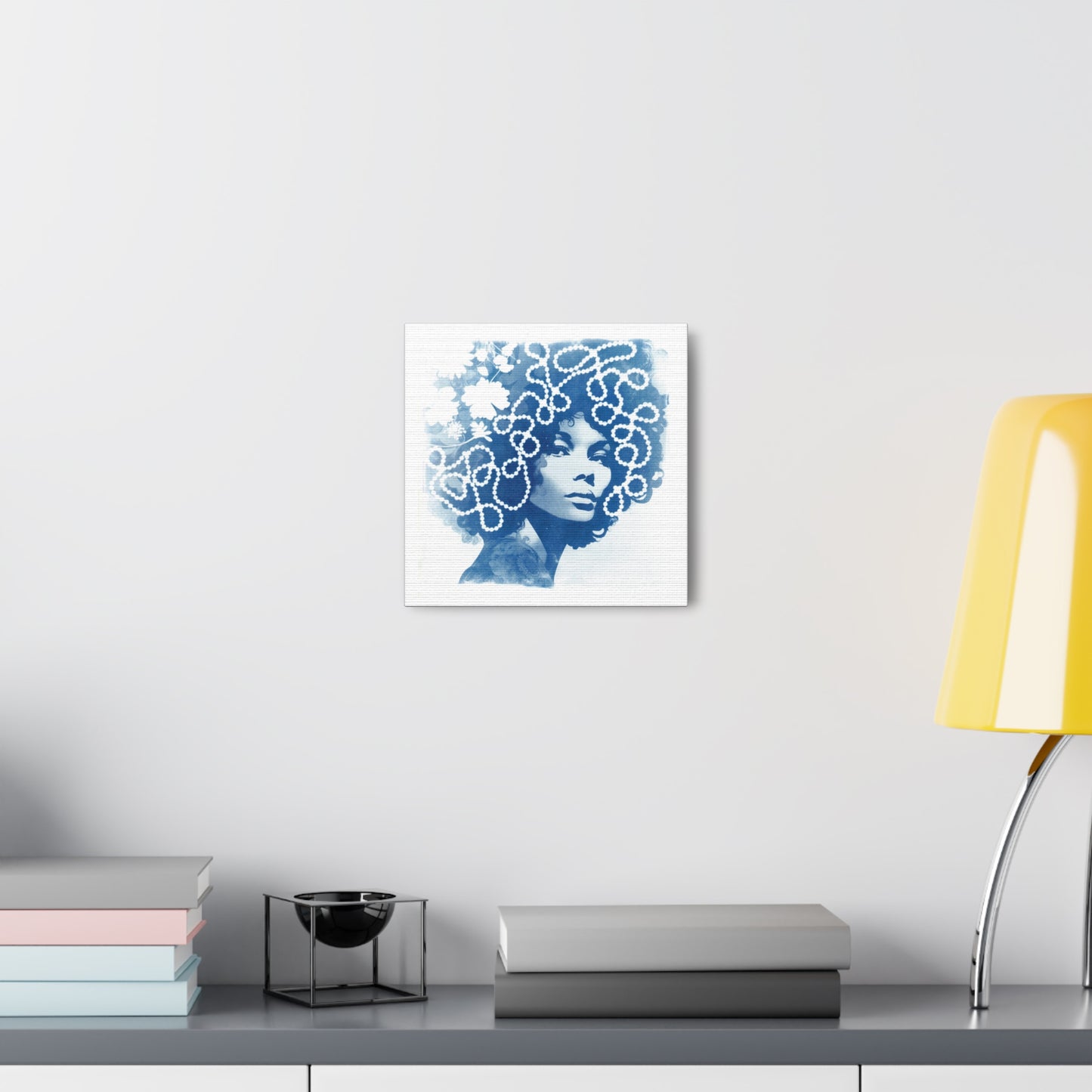 Funky Chic in Blue #1 Canvas Gallery Wraps