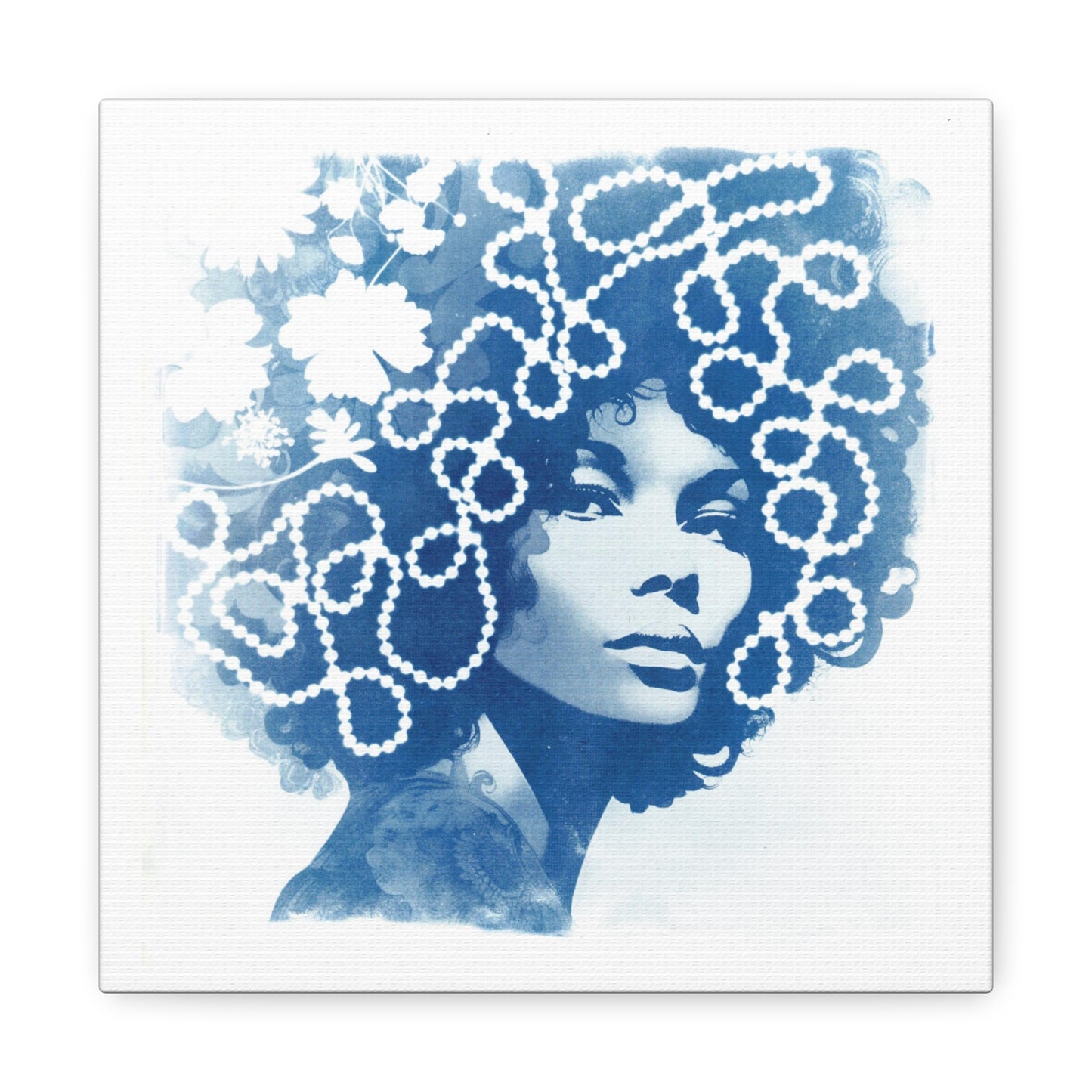 Funky Chic in Blue #1 Canvas Gallery Wraps