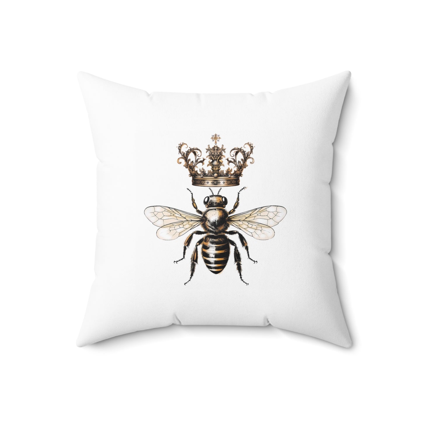 Queen Bee Throw Pillow