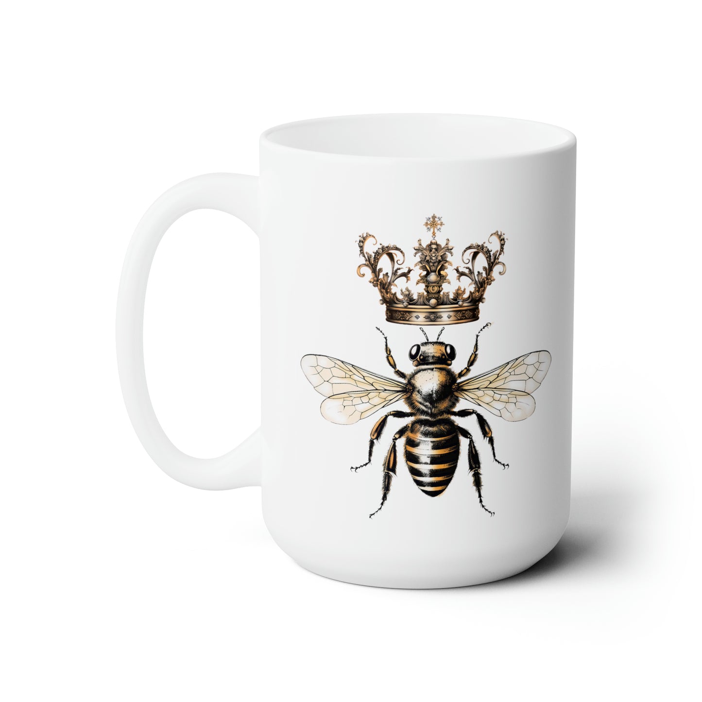 Queen Bee Ceramic Mug 15oz