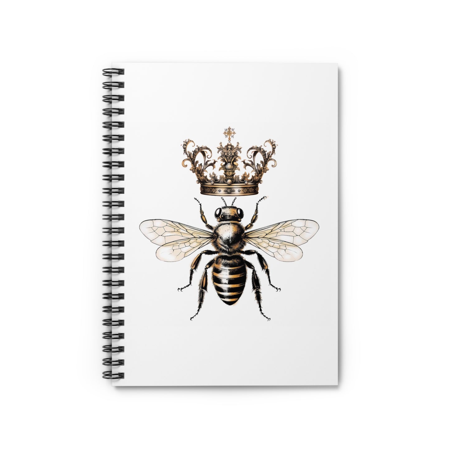 Queen Bee Spiral Notebook