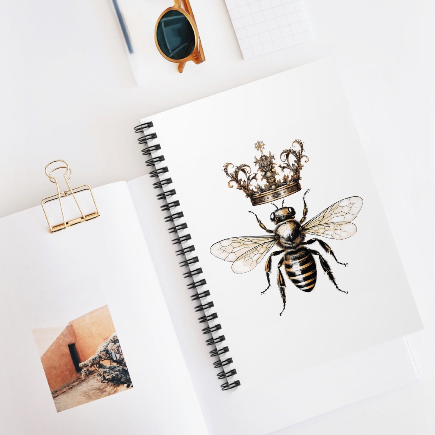 Queen Bee Spiral Notebook