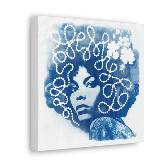 Funky Chic in Blue #2 Canvas Gallery Wraps