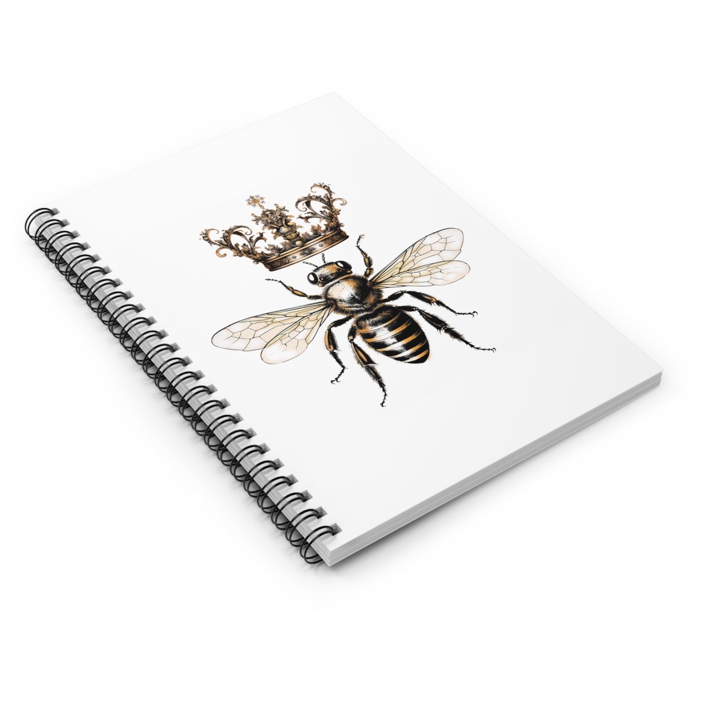 Queen Bee Spiral Notebook