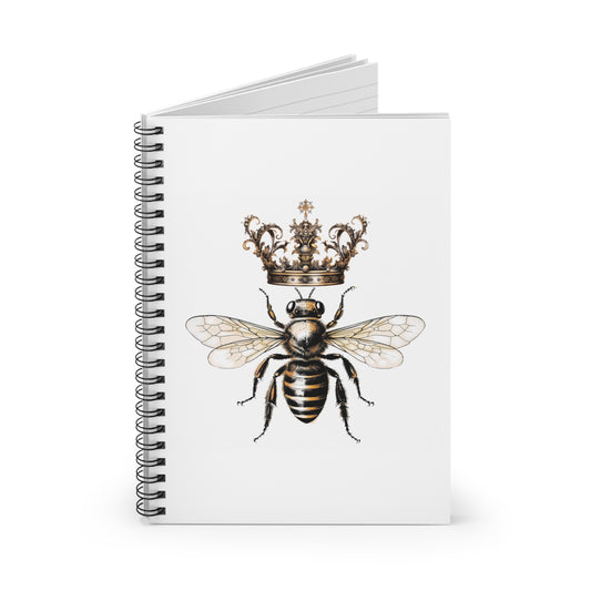 Queen Bee Spiral Notebook