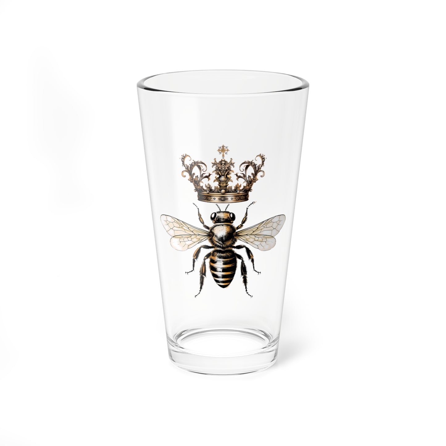 Queen Bee Pint Glass, 16oz