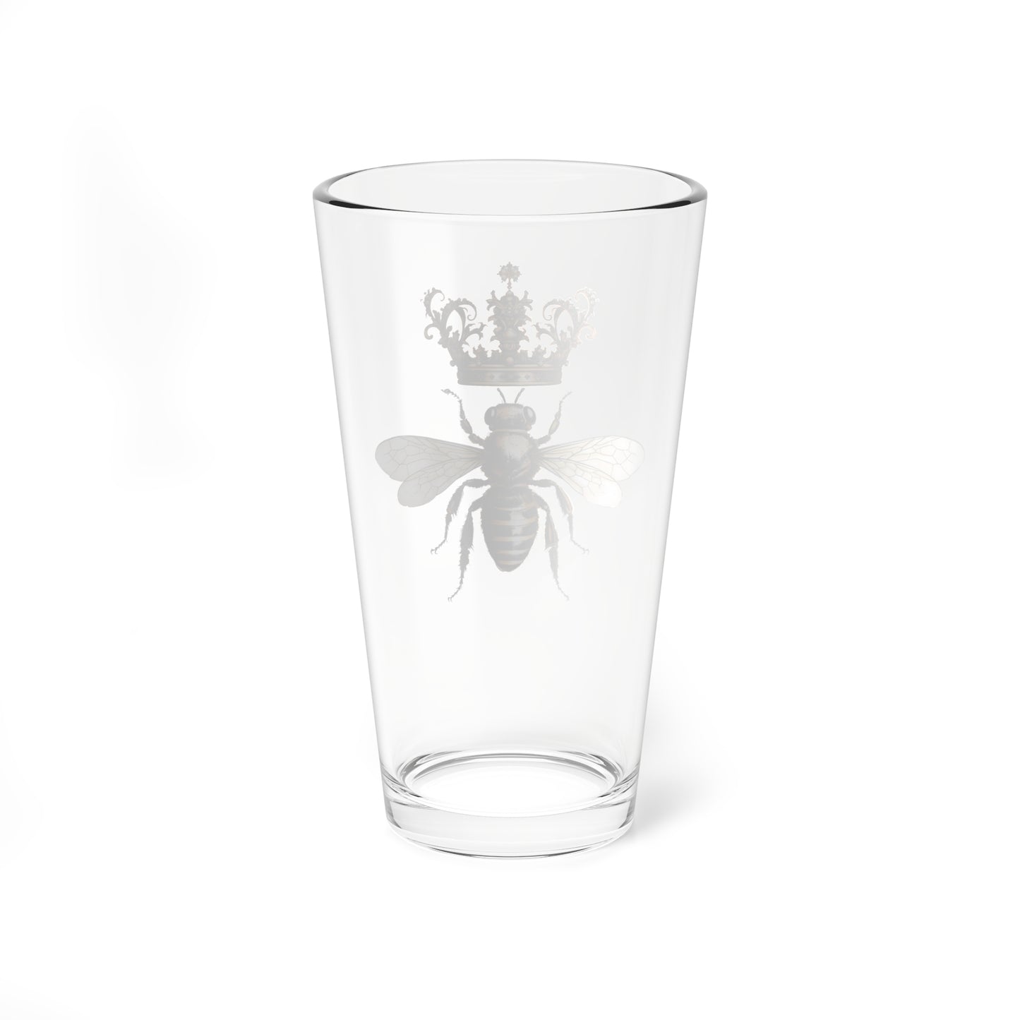 Queen Bee Pint Glass, 16oz